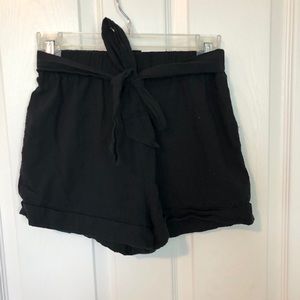 black tie shorts